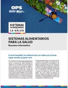 Sistemas alimentarios para la salud: resumen informativo