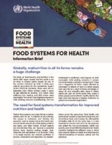 Food systems for health: information brief