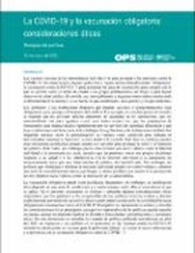 La COVID-19 y la vacunación obligatoria