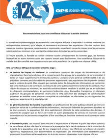 Recommandations pour une surveillance éthique de la variole simienne