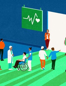 ODS 3 gente en distintas fases de la vida