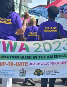 VWA march in Antigua and Barbuda