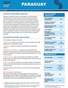 perfil fiebre amarilla Paraguay