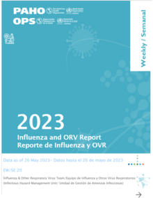 Reporte Semanal de Influenza, Semana Epidemiológica 20 (26 de mayo del 2023)