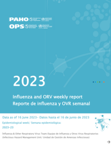 Reporte Semanal de Influenza, Semana Epidemiológica 23 (16 de junio del 2023)