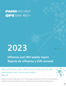 Reporte Semanal de Influenza, Semana Epidemiológica 25 (30 de junio del 2023)