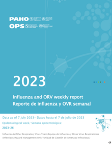 Weekly Reporte Semanal de Influenza, Semana Epidemiológica 26 (7 de julio del 2023)updates, Influenza Epidemiological Week 26 (7 July 2023)