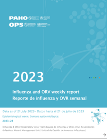 Reporte Semanal de Influenza, Semana Epidemiológica 28 (21 de julio del 2023)