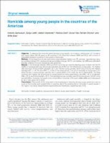 Homicide among young people in the countries of the Americas
