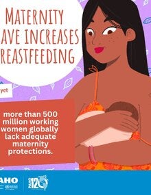 Maternity leave increases breastfeeding