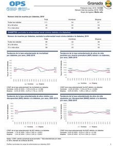Perfil de carga de enfermedad por diabetes 2023: Granada