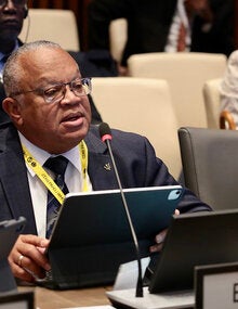 Minister of Health and Wellness Barbados