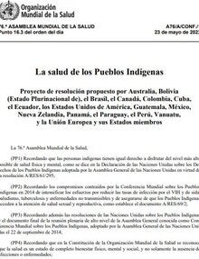 76.ª Asamblea Mundial de la Salud – Actualización diaria: 29 de mayo de 2023