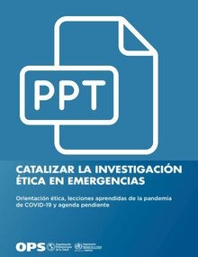 Catalizar la investigación ética en emergencias