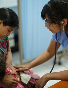 Patienet receives health care