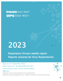 Weekly updates, Influenza Epidemiological Week 34 (1 September 2023)