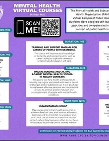 Mental Health Virtual Courses - October 2023