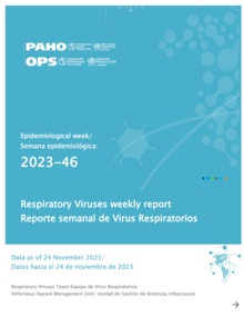 Cover Weekly Update: Influenza, SARS-CoV-2, RSV and other respiratory viruses - Epidemiological Week 46 (24 November 2023)