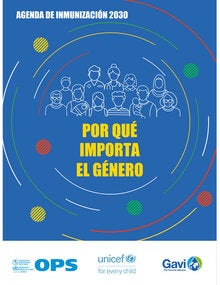 WHO why gender matters immunization agenda 2030