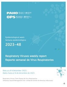 Portada Informe Virus Respiratorios 8 diciembre 2023