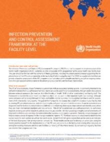 Infection prevention and control assessment framework at the facility level