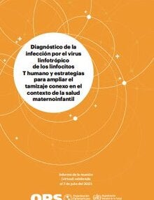 Diagnóstico de la infección por el virus linfotrópico de los linfocitos T humano y estrategias para ampliar el tamizaje conexo en el contexto de la salud maternoinfantil. Informe de la reunión (virtual) celebrada el 7 de julio del 2023