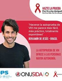 Tarjeta para redes sociales (Facebook / Instagram): La autoprueba de VIH ofrece a las personas mayor autonomia 