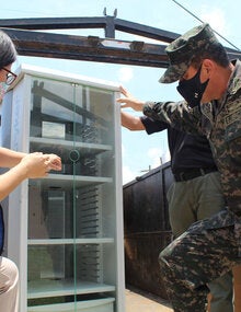 Donation of equipment