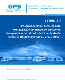 Recomendaciones técnicas para configuración de un EMT - COVID-19