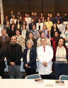 Foto de grupo, conmemorando el Día Mundial de Salud Mental en México
