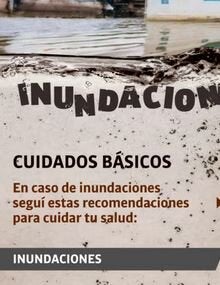 Cuidados básicos frente a inundaciones