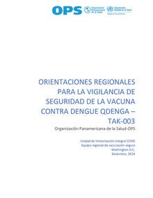 Vigilancia de seguridad de la vacuna contra dengue Qdenga