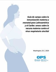 portada guía de campo inmunización materna y neonatal