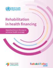 Rehabilitation in health financing cover