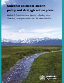 Guidance on mental health policy and strategic action plans: module 5: comprehensive directory of policy areas, directives, strategies and actions for mental health