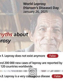 Infographics: World Neglected Tropical Diseases Day 2025. Leprosy (Myths)