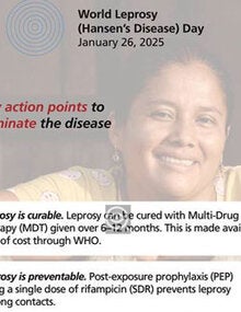 GIFs: World Neglected Tropical Diseases Day 2025. Leprosy
