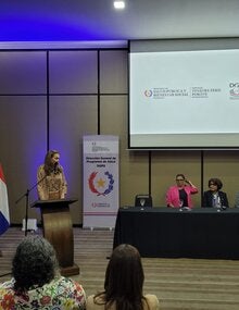 Ministra de Salud de Paraguay durante Día Mundial de la Salud