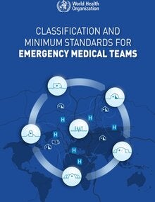 Cover Classification and minimum standards for emergency medical teams