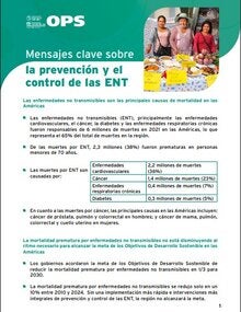 Mensajes clave sobre la prevención y el control de las ENT