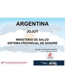 Presentación de Jujuy, Argentina