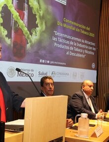 La directora general del Instituto Nacional de Enfermedades Respiratorias, Carmen Margarita Hernández Cárdenas