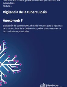 Guía unificada sobre la generación de datos y su uso contra la TB: módulo 1: vigilancia de la TB: anexo web F: evaluación del paquete DHIS2 basado en casos para la vigilancia de la TB de la OMS en cinco países piloto: resumen de las conclusiones principal