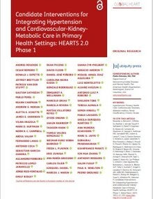 Article: Candidate Interventions for Integrating Hypertension and Cardiovascular-Kidney-Metabolic Care in Primary Health Settings: HEARTS 2.0 Phase 1