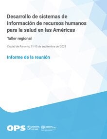 Tapa Desarrollo de sistemas de información de recursos humanos para la salud