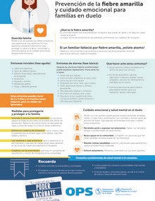 Prevención de la fiebre amarilla y cuidado emocional para familias en duelo