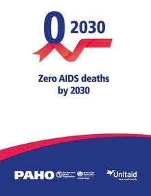 Standing Banner - Zero AIDS Deaths by 2030