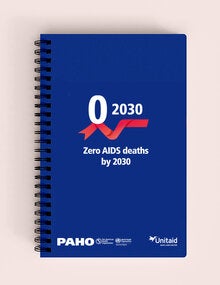 Agenda Cover / Notebook - Zero AIDS Deaths by 2030