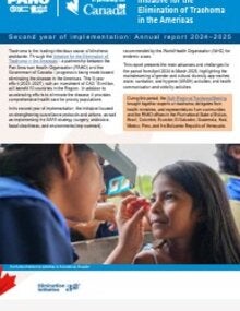 Initiative for the Elimination of Trachoma in the Americas. Second year of implementation: Annual report 2024–2025