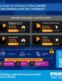 How does Air pollution affect health in Latin America and the Caribbean?